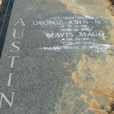 AUSTIN George John Noel 1916-1972 &amp; Mavis Maud 1921-1998