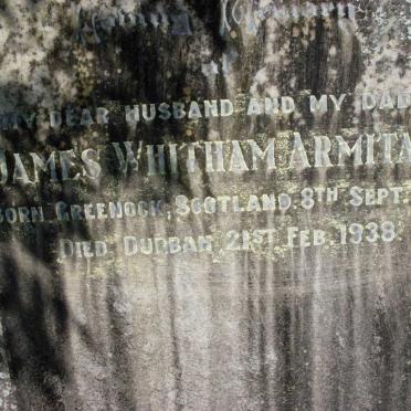 ARMITAGE James Whitham 1877-1938