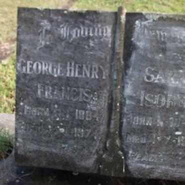 ARCHER George Henry Francis 1884-1974 &amp; Sarah Isobel 1911-1974