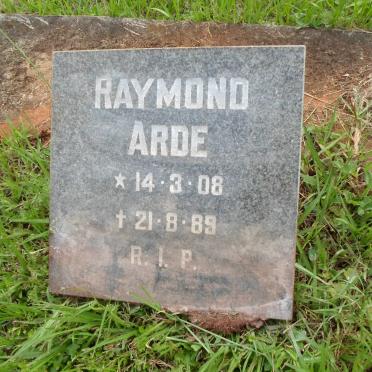 ARDE Raymond 1908-1989