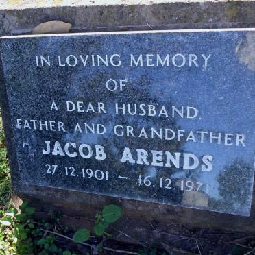 ARENDS Jacob 1901-1971