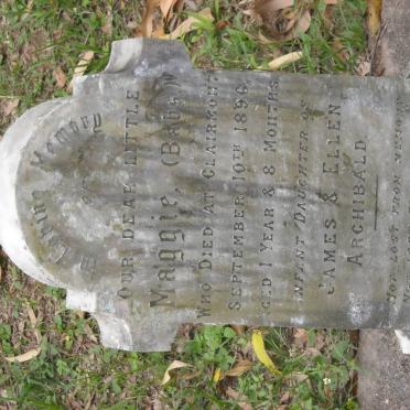 ARCHIBALD Maggie -1896