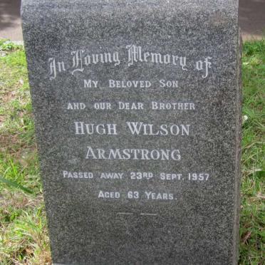 ARMSTRONG Hugh Wilson -1957