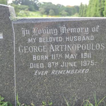 ARTINOPOULOS George 1911-1975