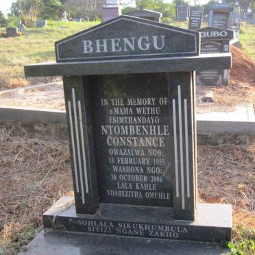 BHENGU Ntombenhle Constance 1955-2006