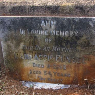 BUNSEE Ramdassie -1936