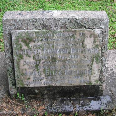 BUTCHER Ernest Edward 1881-1966 &amp; Annie Eliza 1884-1969