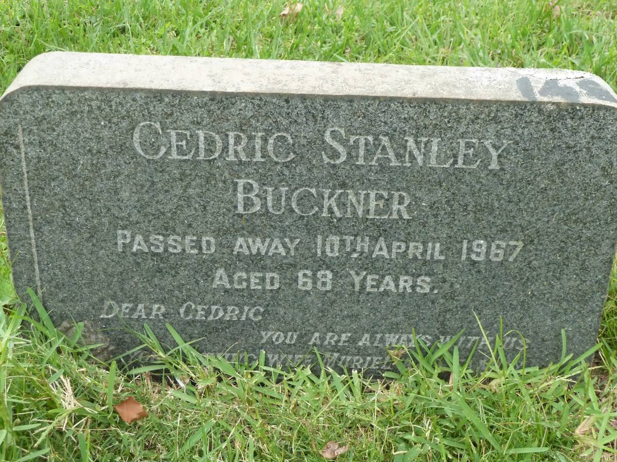 BUCKNER Cedric Stanley -1967