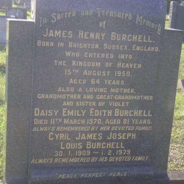 BURCHELL James Henry -1950 &amp; Daisy Emily Edith -1970 :: BURCHELL Cyril James Joseph Louis 1909-1979