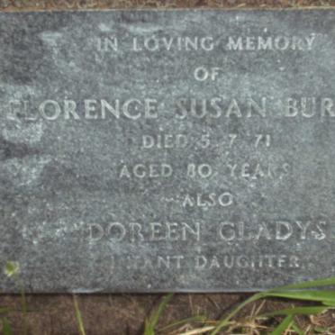 BURGON Florence Susan -1971 :: BURGON Doreen Gladys