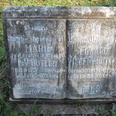 BUTLER Edward Vincent -1953 &amp; Marie -1926