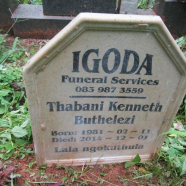 BUTHELEZI Thabani Kenneth 1981-2014