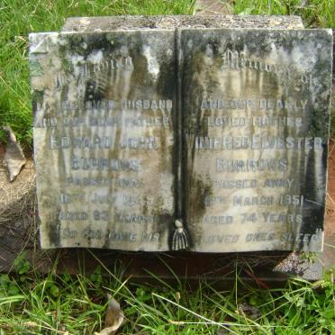 BURROWS Edward John -1949 &amp; Winifred Elvester -1951