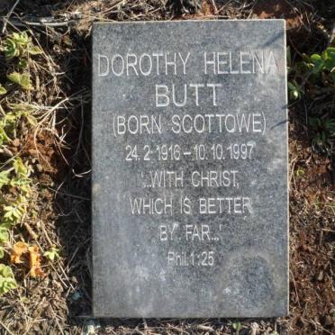 BUTT Victor Guy -1964 &amp; Dorothy Helena SCOTTOWE 1916-1997