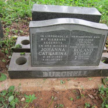 BURCHELL Roland Stuart 1910-2000 &amp; Johanna Catharina 1922-1980