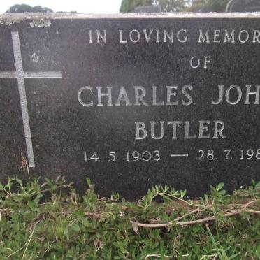 BUTLER Charles John 1903-1984