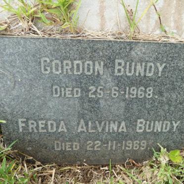 BUNDY Gordon -1968 &amp; Freda Alvina -1969