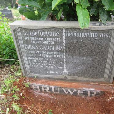 BRUWER Diena Carolina 1909-1976