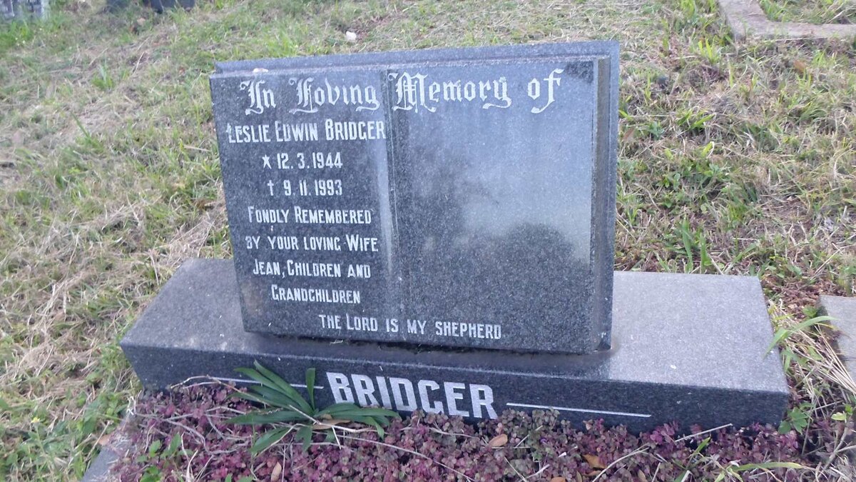 BRIDGER Leslie Edwin 1944-1993