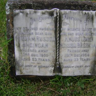 BREINGAN William Russell -1950 :: Angus John -1954