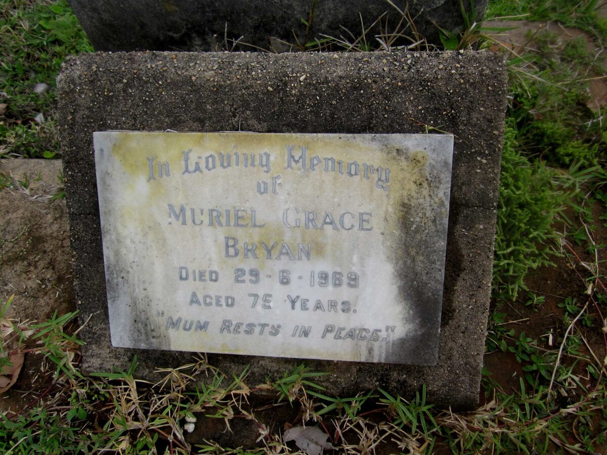 BRYAN Muriel Grace -1969