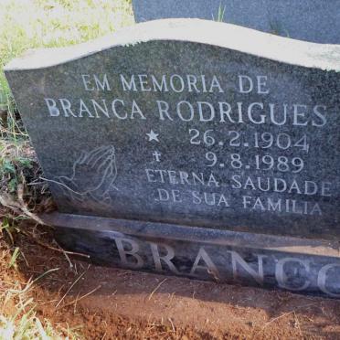 BRANCO Branca Rodrigues 1904-1989