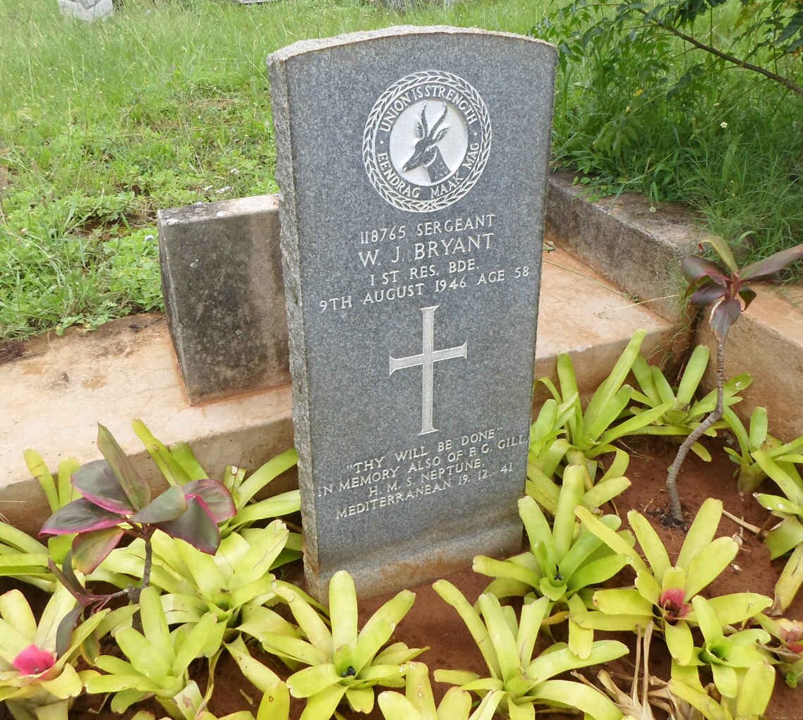 BRYANT W.J. -1946 :: GILL F.G. -1941