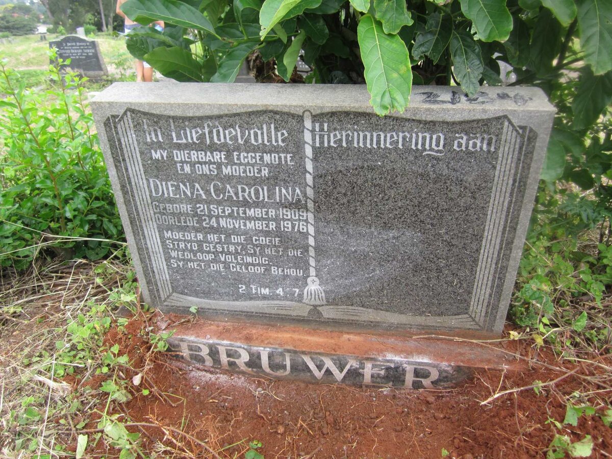 BRUWER Diena Carolina 1909-1976