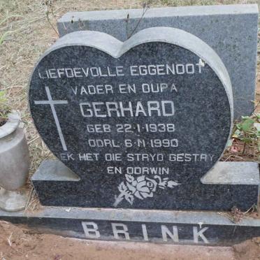 BRINK Gerhard 1938-1990