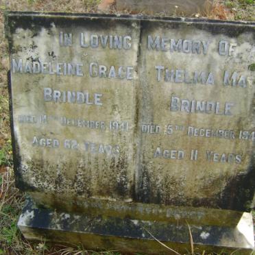 BRINDLE Madeleine Grace -1941 :: BRINDLE Thelma May -1941