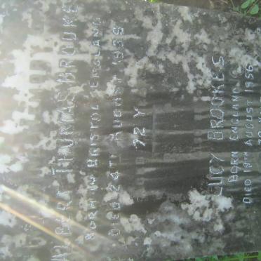 BROOKE Albert Thomas -1939 &amp; Lucy -1956