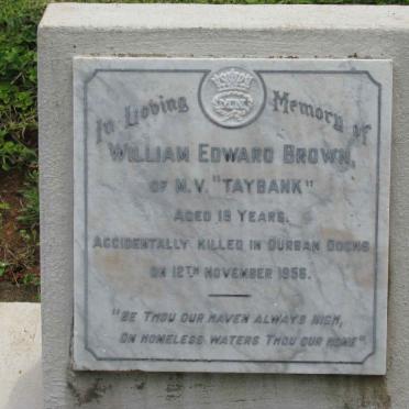 BROWN William Edward -1956