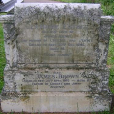 BROWN James -1970 &amp; Gertrude Esther -1946