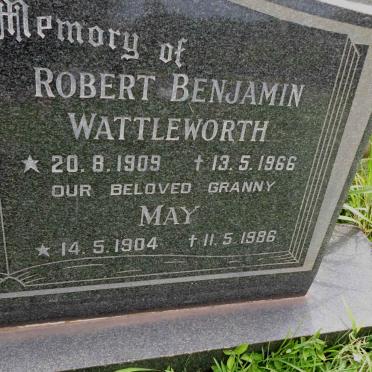 WATTLEWORTH  Robert Benjamin 1909-1966 &amp; May Elizabeth Ellen 1904-1986