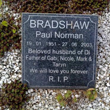 BRADSHAW Paul Norman 1951-2003
