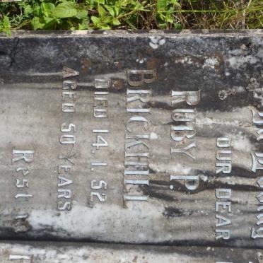 BRICKHILL Ruby P. -1952