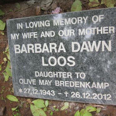 LOOS Barbara Dawn 1943-2012