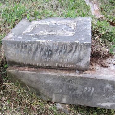 BRUNTON Walter Owen -1930