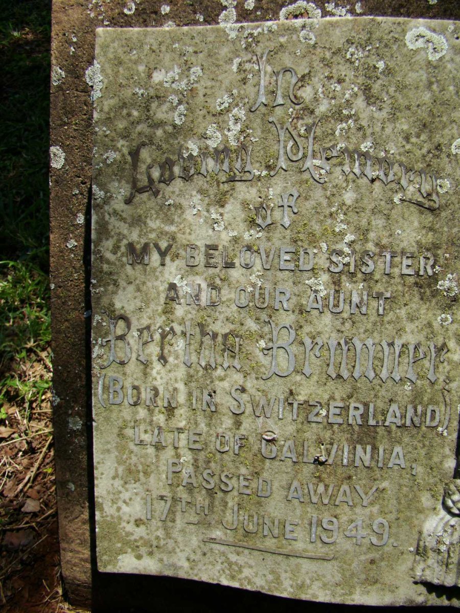 BRUNNER Bertha -1949