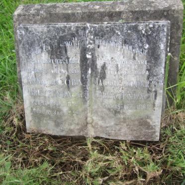 BREYTENBACH Jacob Coenrad 1868-1958 &amp; Anna Jacoba 1878-1956