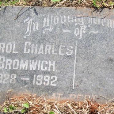 BROMWICH Errol Charles 1928-1992