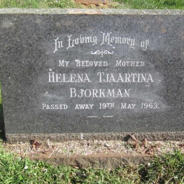 BJORKMAN Helena Tjaartina -1963