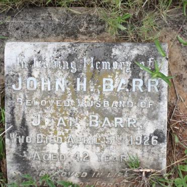 BARR John H. -1926