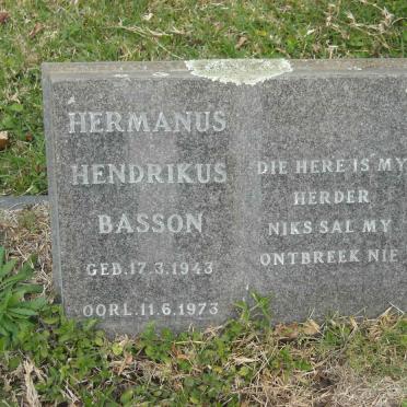 BASSON Hermanus Hendrikus 1943-1973
