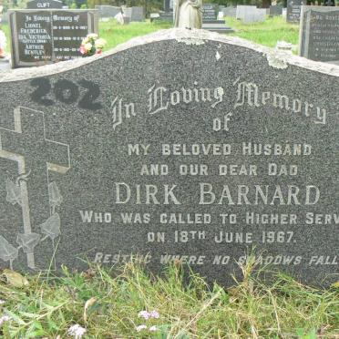BARNARD Dirk -1967