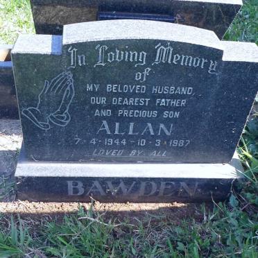 BAWDEN Alan 1944-1987
