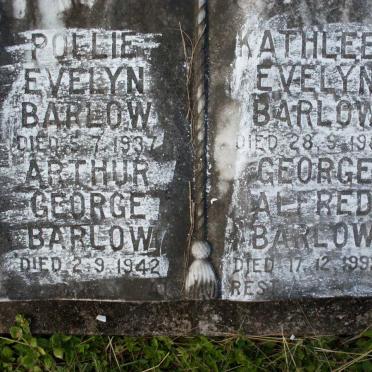 BARLOW Arthur George -1942 &amp; Pollie Evelyn -1937 :: BARLOW George Alfred -1992 &amp; Kathleen Evelyn -1984