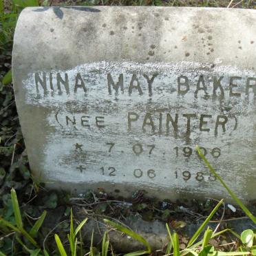 BAKER Nina May nee PAINTER 1906-1988