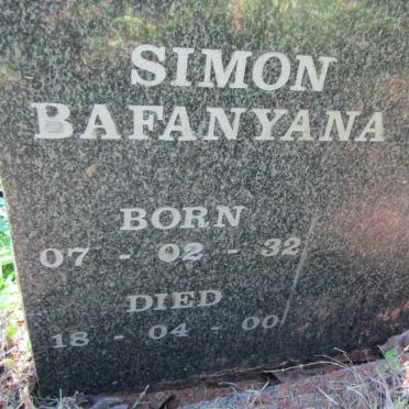 BAFANYANA Simon 1932-2000