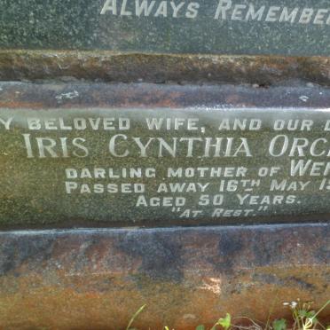 BALKOM Phyllis Elaine, van -1954 :: ORCHARD Iris Cynthia -1957